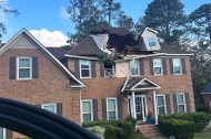 Best Roofing Company Augusta, GA 2 Storm damage on roofs and structures during Hurricane Helene in Augusta, GA