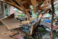 Best Roofing Company Augusta, GA 4 Storm damage on roofs and structures during Hurricane Helene in Augusta, GA