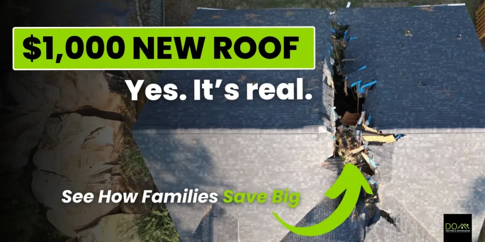 From Catastrophic Damage to a $1,000 New Roof