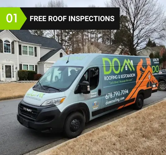 Free Roof Inspection In Metro Atlanta Area with Dom Roofing & Restoration
