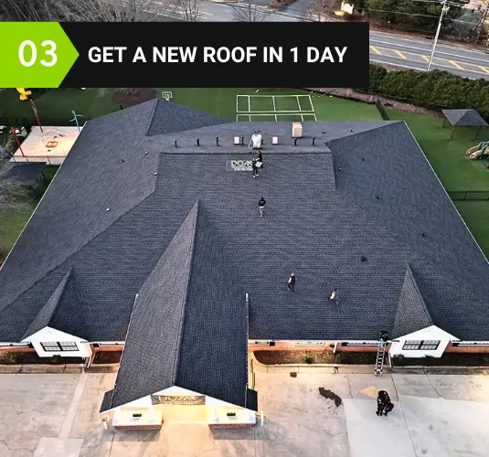 Roof Replacement by Dom Roofing & Restoration in Buford GA