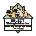 Dom Roofing & Restoration company in North Atlanta GA certified as a CertainTeed Select ShingleMaster roofing contractor