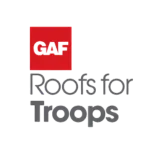 Dom Roofing & Restoration company in North Atlanta GA participating in the GAF Roofs for Troops program offering benefits to U.S. military members