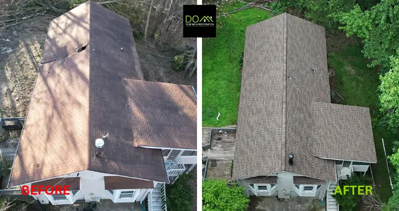 Dom Roofing & Restoration GAF Timberline HDZ roof installation in Atlanta Georgia