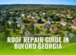 Professional roof repair services in Buford GA by Dom Roofing & Restoration showing expert technicians fixing damaged shingles