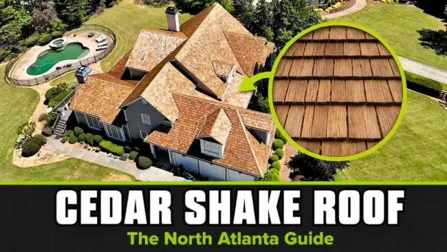 Thinking cedar shake in Sugar Hill, Suwanee or Buford? See real 2026 costs, lifespan, upkeep, and real vs synthetic cedar — then book a free roof inspection.