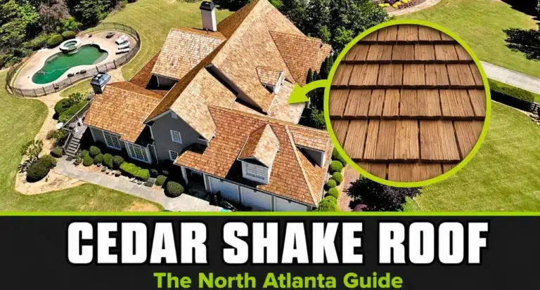 Thinking cedar shake in Sugar Hill, Suwanee or Buford? See real 2026 costs, lifespan, upkeep, and real vs synthetic cedar — then book a free roof inspection.