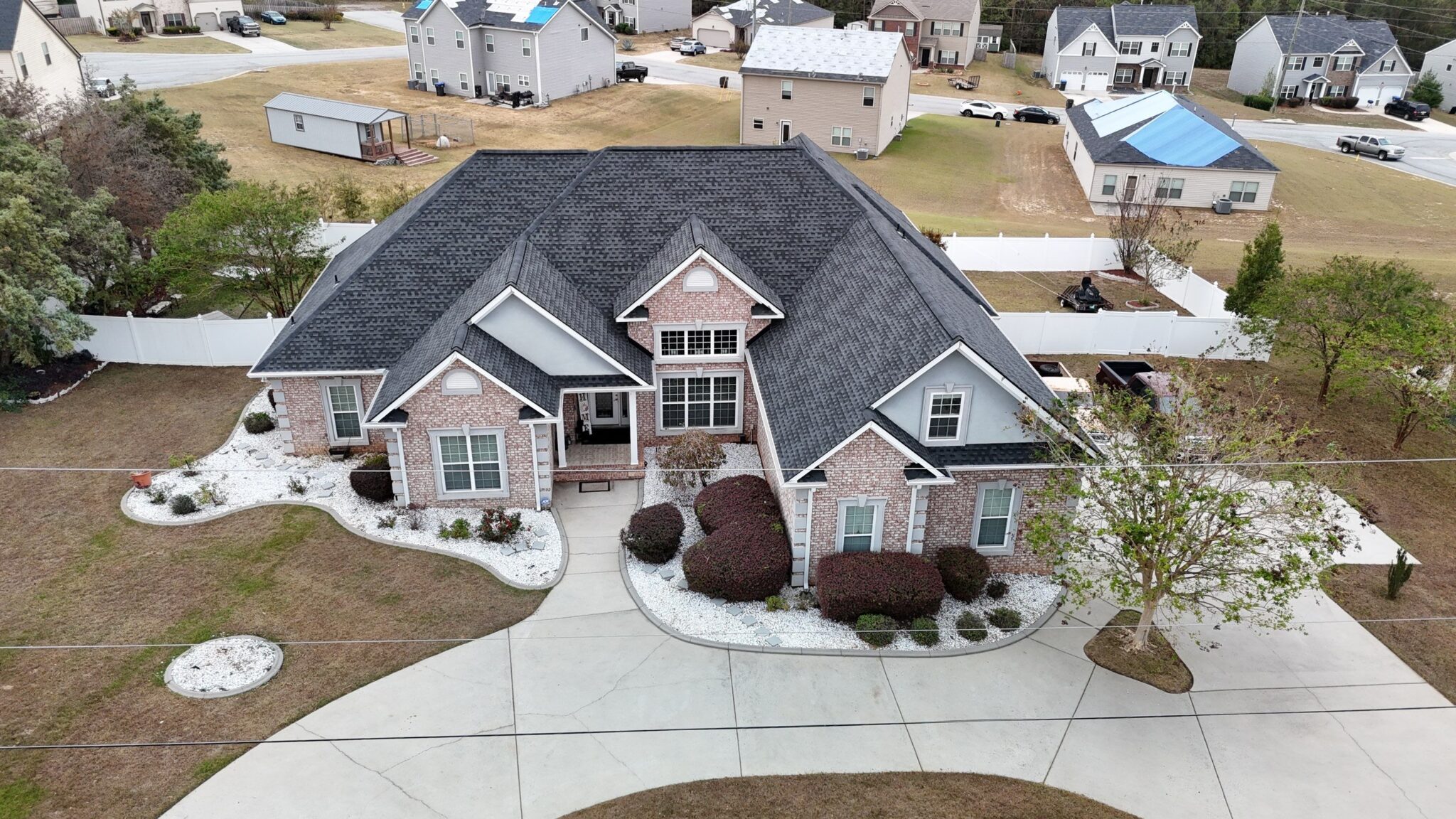Best Roofing Company Augusta, GA 35 Completed shingle roof replacement in the Augusta, GA area by Dom Roofing & Restoration