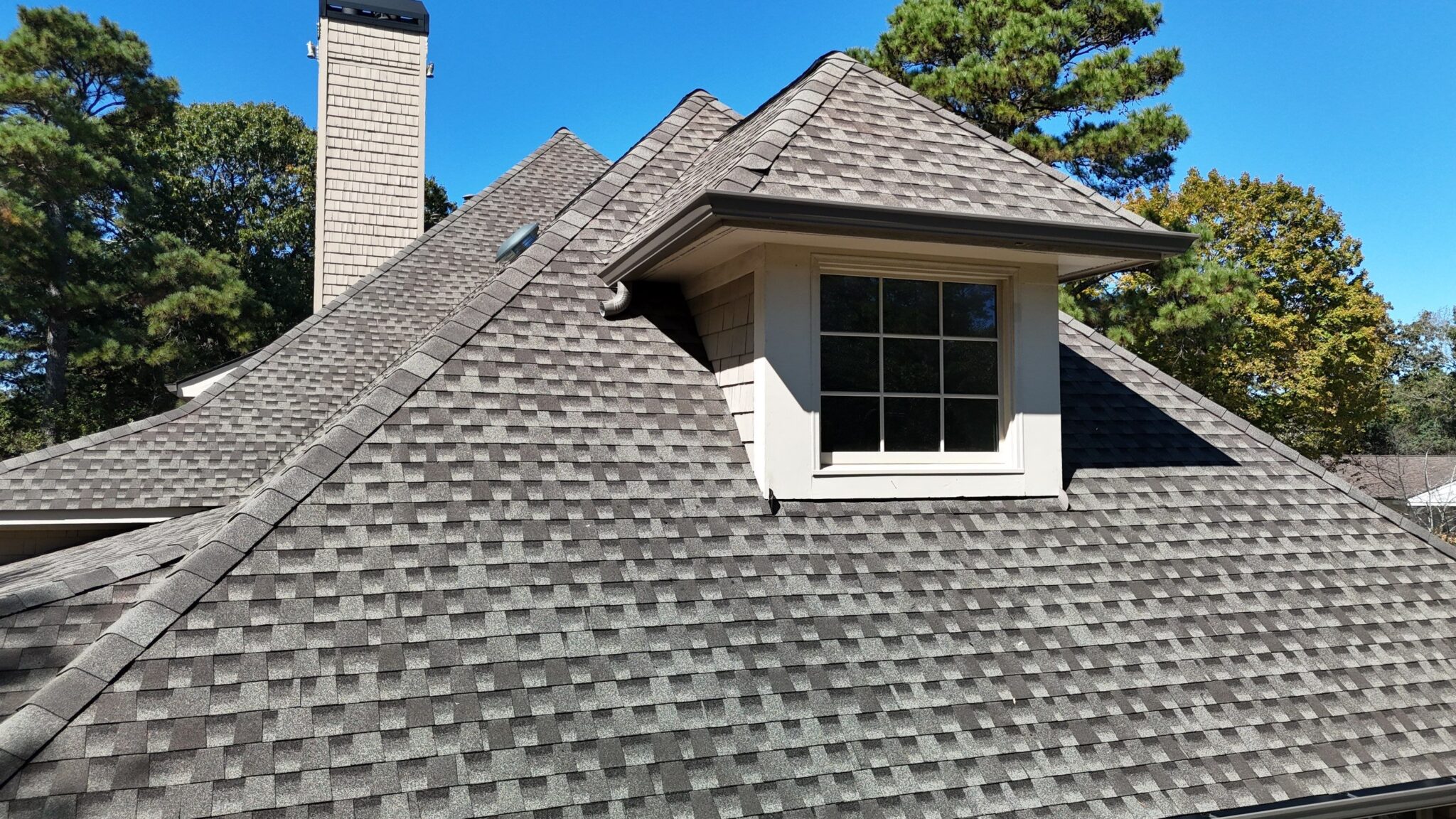 Roofing Company in Sandy Springs, GA 1 Completed architectural shingle roof replacement in the Sandy Springs / Dunwoody, GA area by Dom Roofing