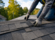Class 4 impact resistant architectural shingles being installed in Georgia
