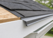 Metal drip edge installed at the eave of a Georgia asphalt shingle roof