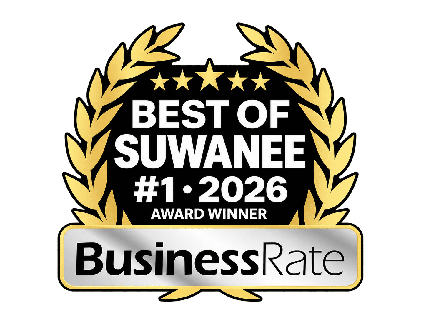 BusinessRate Best of Suwanee #1 2026 — DOM Roofing BusinessRate Best of Suwanee #1 2026 Award Winner — DOM Roofing & Restoration